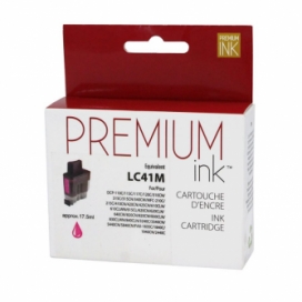 Brother LC41M. Cartouche compatible. Magenta. Premium Ink