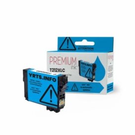 Epson 212XL (T212XL220-S). Cartouche compatible. Rendement élevé. Cyan. Premium Ink
