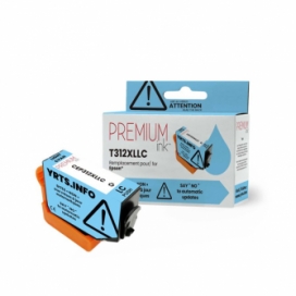 Epson 312XL (T312XL520). Cartouche compatible. Rendement élevé. Cyan Pâle. Premium Ink