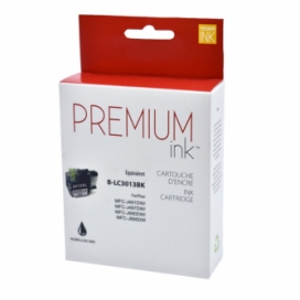 Brother LC3013BK. Cartouche compatible. Rendement élevé. Noir. Premium Ink