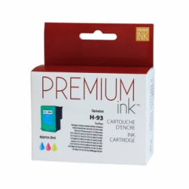 Réusinée HP 93 (C9361WN). Cartouche d'encre. Couleur. Premium Ink