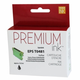 Epson 48 (T048120). Cartouche compatible. Noir. Premium Ink