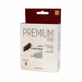 Canon CLI-271XL (0338C001). Cartouche compatible. Rendement élevé. Magenta. Premium Ink