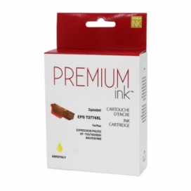 Epson 277XL (T277XL420). Cartouche compatible. Rendement élevé. Jaune. Premium Ink