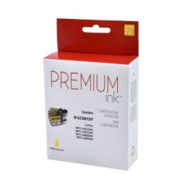 Brother LC3013Y. Cartouche compatible. Rendement élevé. Jaune. Premium Ink