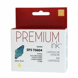 Epson 60 (T060420). Cartouche compatible. Jaune. Premium Ink