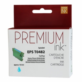 Epson 48 (T048220). Cartouche compatible. Cyan. Premium Ink