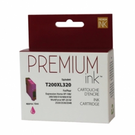 Epson 200 (T200XL320). Cartouche compatible. Rendement élevé. Magenta. Premium Ink