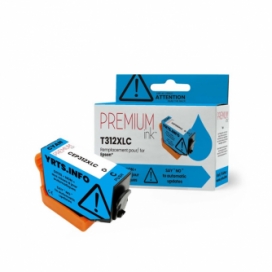Epson 312XL (T312XL220). Cartouche compatible. Rendement élevé. Cyan. Premium Ink