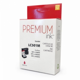 Brother LC501M. Cartouche compatible. Magenta Premium Ink