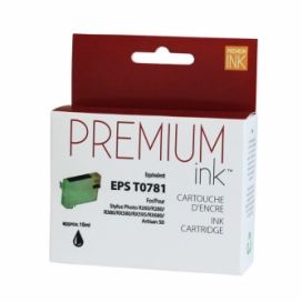 Epson 78 (T078120). Cartouche compatible. Noir. Premium Ink