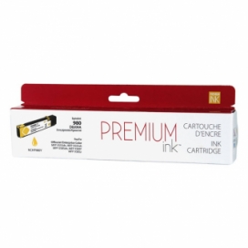 Compatible HP 980 (D8J09A). Cartouche d'encre. Jaune. Premium Ink