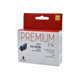 Canon CLI-221G (2950B001). Cartouche compatible. Gris. Premium Ink