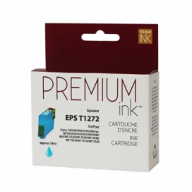 Epson 127 (T127220). Cartouche compatible. Cyan. Premium Ink
