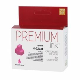 Compatible HP 02 (C8775WN). Cartouche d'encre. Magenta Pâle. Premium Ink
