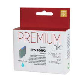 Epson 69 (T069220). Cartouche compatible. Cyan. Premium Ink