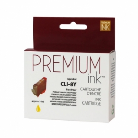 Canon CLI-8 (0623B002). Cartouche compatible. Jaune. Premium Ink
