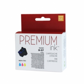 Compatible HP 57 (C6657A). Cartouche d'encre. Couleur. Premium Ink