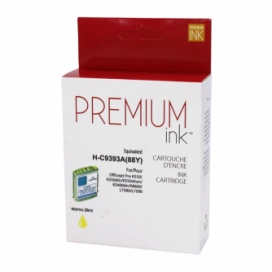 Compatible HP 88XL (C9393AN). Cartouche. Rendement élevé. Jaune. Premium Ink