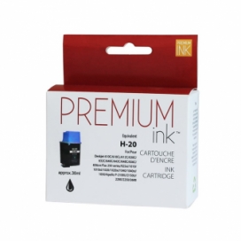 Compatible HP 20 (C6614A). Cartouche d'encre. Noir. Premium Ink
