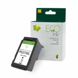 Canon PG-275XL (4981C001). Cartouche réusinée. Rendement élevé. Noir. EcoInk