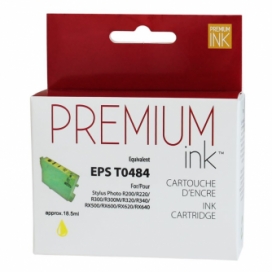 Epson 48 (T048420). Cartouche compatible. Jaune. Premium Ink