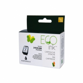 Canon PG-245XL (8278B001). Cartouche réusinée. Rendement élevé. Noir. EcoInk