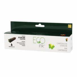 Réusinée HP 970XL (CN625AM). Cartouche d'encre. Rendement élevé. Noir. EcoInk