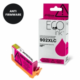 Réusinée HP 902XL (T6M06AN). Cartouche d'encre. Rendement élevé. Magenta. EcoInk