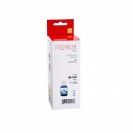 Canon GI-26 (4421C001). Bouteille d'encre compatible. Cyan. Premium Ink