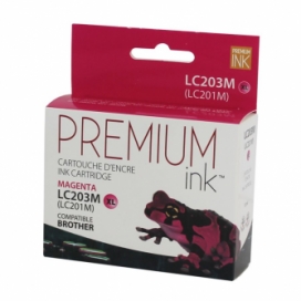 Brother LC203M. Cartouche compatible. Magenta. Premium Ink