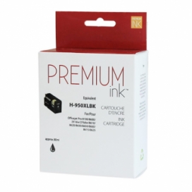 Compatible HP 950XL (CN045AN). Cartouche. Rendement élevé. Noir. Premium Ink