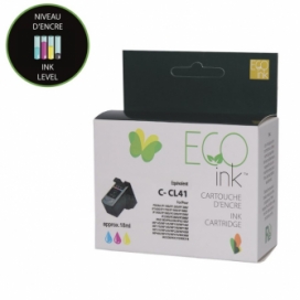 Canon CL-41 (0617B002). Cartouche réusinée. Couleur. EcoInk