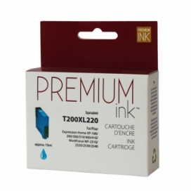Epson 200 (T200XL220). Cartouche compatible. Rendement élevé. Cyan. Premium Ink