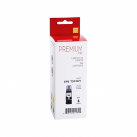 Epson 552 (T552520-S). Cartouche compatible. Gris. Premium Ink