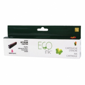 Réusinée HP 971XL (CN627AM). Cartouche d'encre. Rendement élevé. Magenta. EcoInk