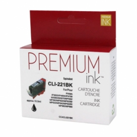 Canon CLI-221BK (2946B001). Cartouche compatible. Noir. Premium Ink