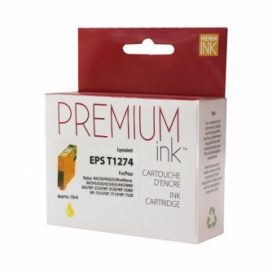 Epson 127 (T127420). Cartouche compatible. Jaune. Premium Ink