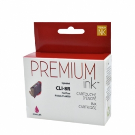 Canon CLI-8 (0626B002). Cartouche compatible. Rouge. Premium Ink