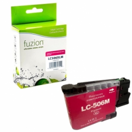 Brother LC506XLC. Cartouche compatible au rendement élevé Fuzion. Cyan