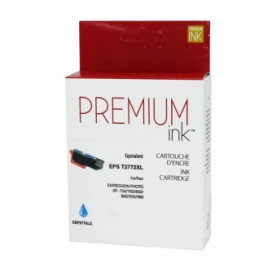 Epson 277XL (T277XL220). Cartouche compatible. Rendement élevé. Cyan. Premium Ink