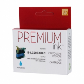 Brother LC20EC. Cartouche compatible. Cyan. Premium Ink