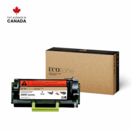 Lexmark B261U00. Cartouche de toner réusinée. Rendement ultra élevé. Noir. Ecotone