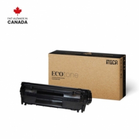 Réusinée HP 12A (Q2612A). Cartouche de toner MICR. Noir. Ecotone