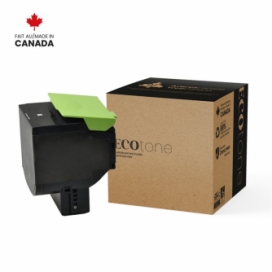 Lexmark 801SK (80C1SK0). Cartouche de toner réusinée. Noir. Ecotone
