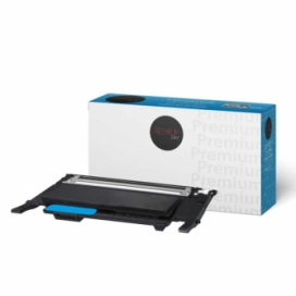 Samsung C407S (CLT-C407S). Cartouche de toner compatible. Cyan. Premium Tone