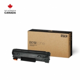Réusinée HP 36A (CB436A). Cartouche de toner MICR. Noir. Ecotone