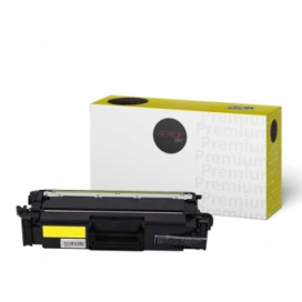 Brother TN810XLY. Cartouche de toner compatible. Rendement élevé. Jaune. Premium Tone