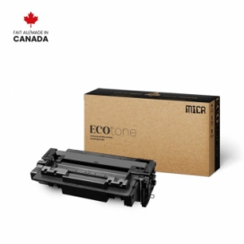 Réusinée HP 51A (Q7551A). Cartouche de toner MICR. Noir. Ecotone