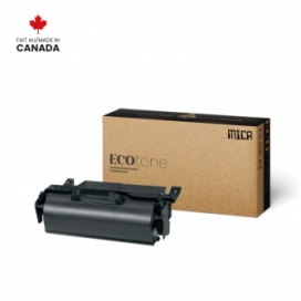 Lexmark T650H11A. Cartouche de toner MICR réusinée. Noir. Ecotone